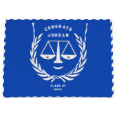 Grand Sac Cadeau Diplôme de droit unique (Devant)