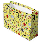 Grand Sac Cadeau Diplôme d'infirmière personnalisée (Dos Angle)