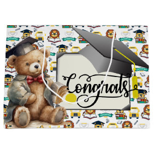 Grand Sac Cadeau Diplômé Enfants