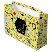 Grand Sac Cadeau Diplôme Médicale (Dos Angle)