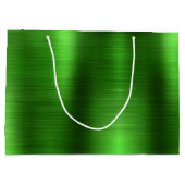 Grand Sac Cadeau Diplôme personnalisé Vert et Or (Dos)