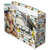 Grand Sac Cadeau Diplôme pour enfants (Dos Angle)