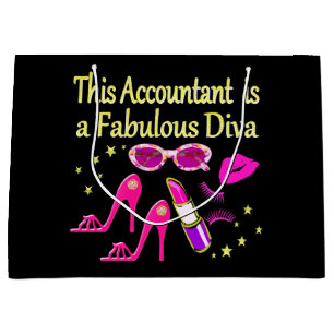 GRAND SAC CADEAU DIVA COMPTABLE DIVA FABULEUX