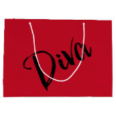Grand Sac Cadeau "Diva Fabulous" (Dos)