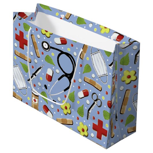 Grand Sac Cadeau Docteur (Devant Angle)