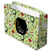 Grand Sac Cadeau Docteur (Dos Angle)