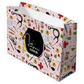 Grand Sac Cadeau Docteur Médicale (Dos Angle)