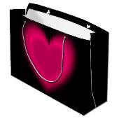 Grand Sac Cadeau Don d'amour (Dos Angle)