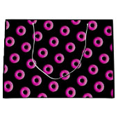 Grand Sac Cadeau Donut rose - colorés 1 (Devant)