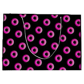 Grand Sac Cadeau Donut rose - colorés 1 (Dos)