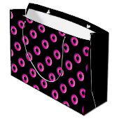 Grand Sac Cadeau Donut rose - colorés 1 (Dos Angle)