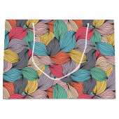 Grand Sac Cadeau Doodles De Fil (Devant)