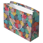 Grand Sac Cadeau Doodles De Fil (Dos Angle)