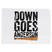 Grand Sac Cadeau DOWN GOLF ANDERSON FUNNY BASEBALL cadeau ANDERSON (Dos)