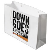 Grand Sac Cadeau DOWN GOLF ANDERSON FUNNY BASEBALL cadeau ANDERSON (Dos Angle)