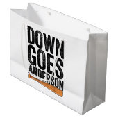 Grand Sac Cadeau DOWN GOLF ANDERSON FUNNY BASEBALL cadeau ANDERSON (Devant Angle)