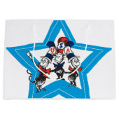 Grand Sac Cadeau Dr Seuss | Little Cats USA Graphisme Casquette (Devant)