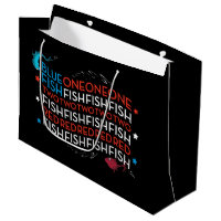 Dr. Seuss | Poisson Rouge Poisson Bleu Graphique d