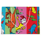 Grand Sac Cadeau Dr Seuss | Tranche de caractères (Devant)