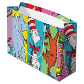Grand Sac Cadeau Dr Seuss | Tranche de caractères (Dos Angle)
