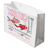 Grand Sac Cadeau Dr Seuss Valentine| Conception XOXO (Dos Angle)