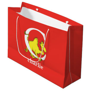 Grand Sac Cadeau Dr Seuss's ABC : Letter C - White Add Your Name