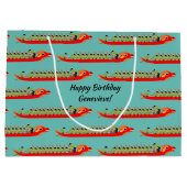 Grand Sac Cadeau Dragon Boat Racing (Dos)