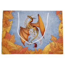 Dragon d'Orange d'Art Imaginaire d'automne