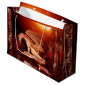 Grand Sac Cadeau Dragon merveilleux (Devant Angle)