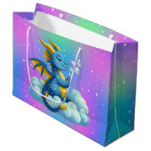 Grand Sac Cadeau Dragon mignon/Whimsical (Devant Angle)