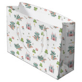 Grand Sac Cadeau Dragons Knights Fairytale Château médiéval (Dos Angle)