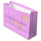 Grand Sac Cadeau Drama Queen (Devant Angle)