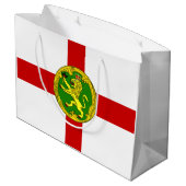 Grand Sac Cadeau Drapeau alderney patriotique (Dos Angle)
