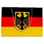 Grand Sac Cadeau Drapeau Allemagne (Dos)