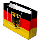 Grand Sac Cadeau Drapeau Allemagne (Devant Angle)