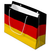 Grand Sac Cadeau Drapeau allemand (Devant Angle)
