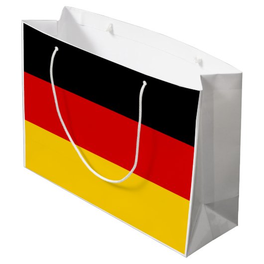 Grand Sac Cadeau Drapeau allemand (Allemagne) (Dos Angle)