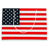 Grand Sac Cadeau Drapeau américain Etats-Unis du monde (Devant)