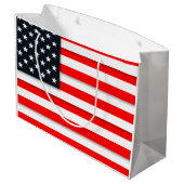 Grand Sac Cadeau Drapeau américain Etats-Unis du monde (Dos Angle)
