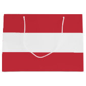 Grand Sac Cadeau Drapeau autrichien (Devant)