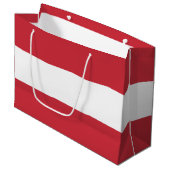 Grand Sac Cadeau Drapeau autrichien (Devant Angle)