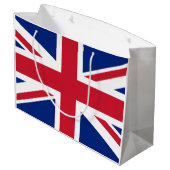 Grand Sac Cadeau Drapeau britannique (Dos Angle)