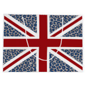 Grand Sac Cadeau Drapeau britannique d'Union Jack avec la copie (Dos)
