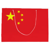Grand Sac Cadeau Drapeau chinois (Dos)