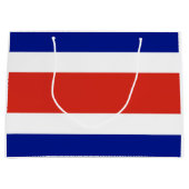 Grand Sac Cadeau Drapeau civil du Costa Rica (Devant)