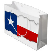 Grand Sac Cadeau Drapeau classique d'état du Texas (Dos Angle)