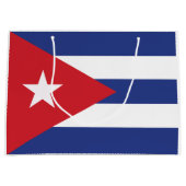 Grand Sac Cadeau Drapeau Cuba (Devant)