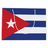 Grand Sac Cadeau Drapeau Cuba (Dos)