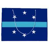 Grand Sac Cadeau Drapeau d'Anaheim, Californie (Dos)