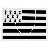 Grand Sac Cadeau Drapeau de Bretagne patriotique (Dos)